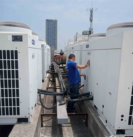 昭阳中央空调制热和不制冷系统维修方法